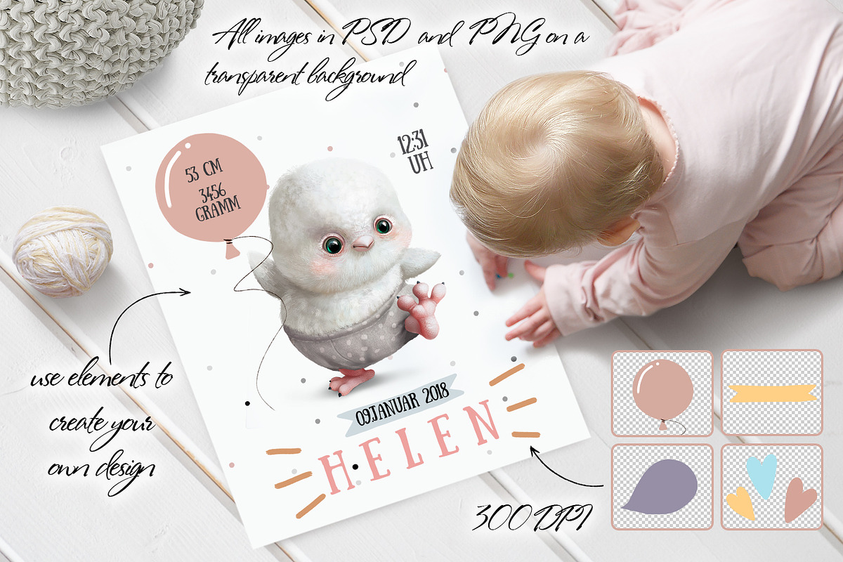 Baby owl, an Animal Illustration by TanyaSchuka (Photo 4 of 5)