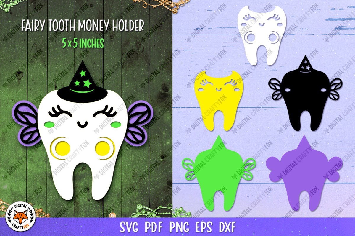 Tooth Fairy Money Holder Bundle, an Illustration by Digital_Craftyfox (Photo 19 of 19)