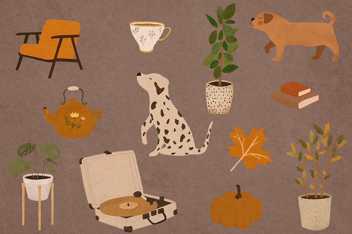 8 Autumn Vibes Abstract Posters, a Decorative Illustration by Miracles Everywhere (Photo 6 of 6)