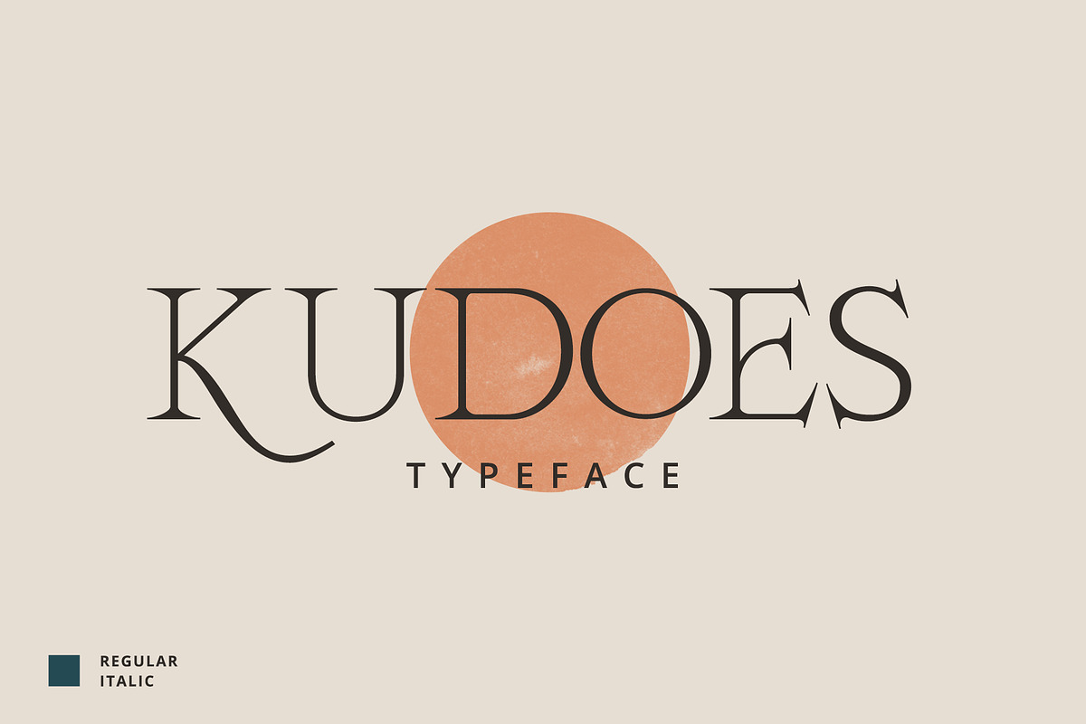 Kudoes Typeface