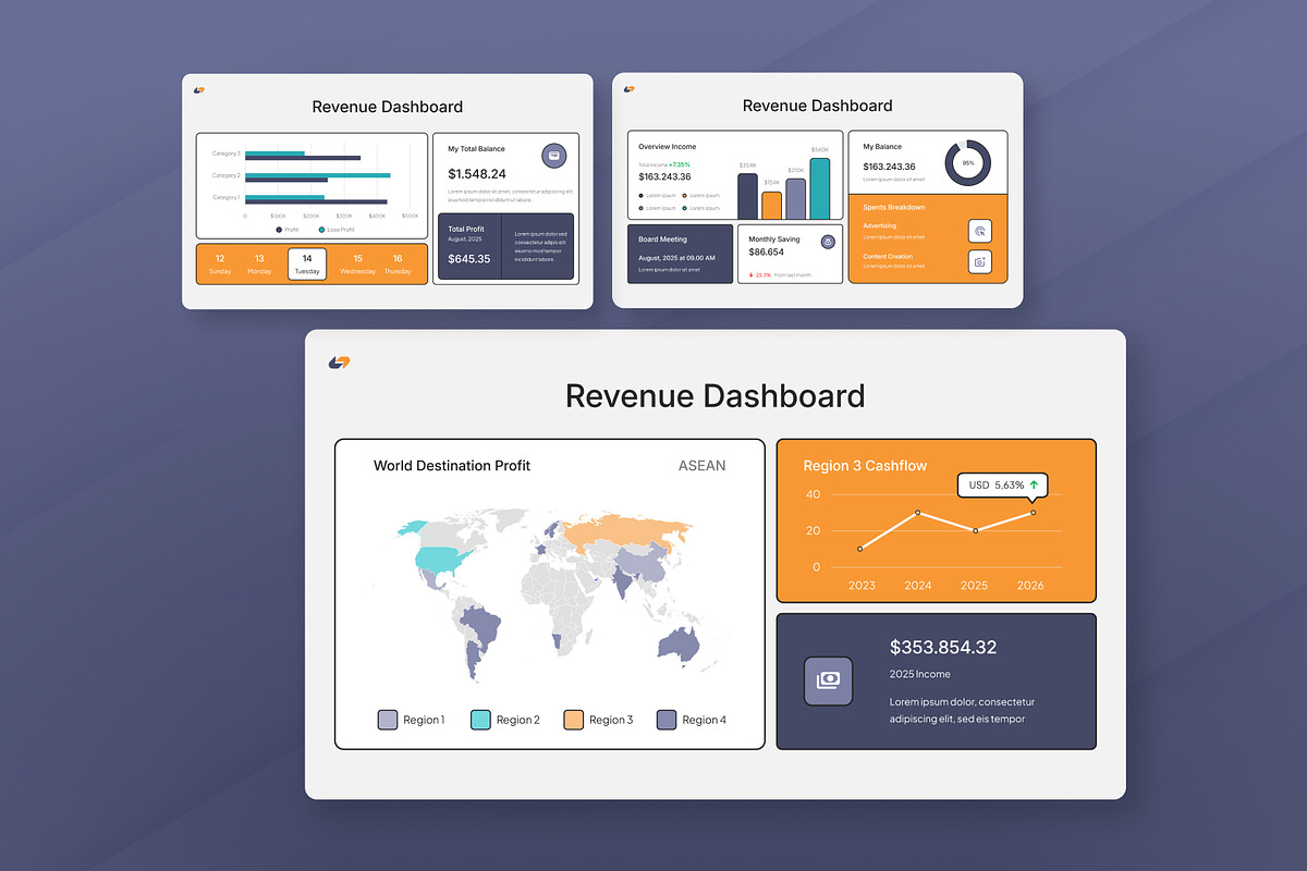 Revenue Dashboard, an Object Graphic by Antstheme (Photo 3 of 3)