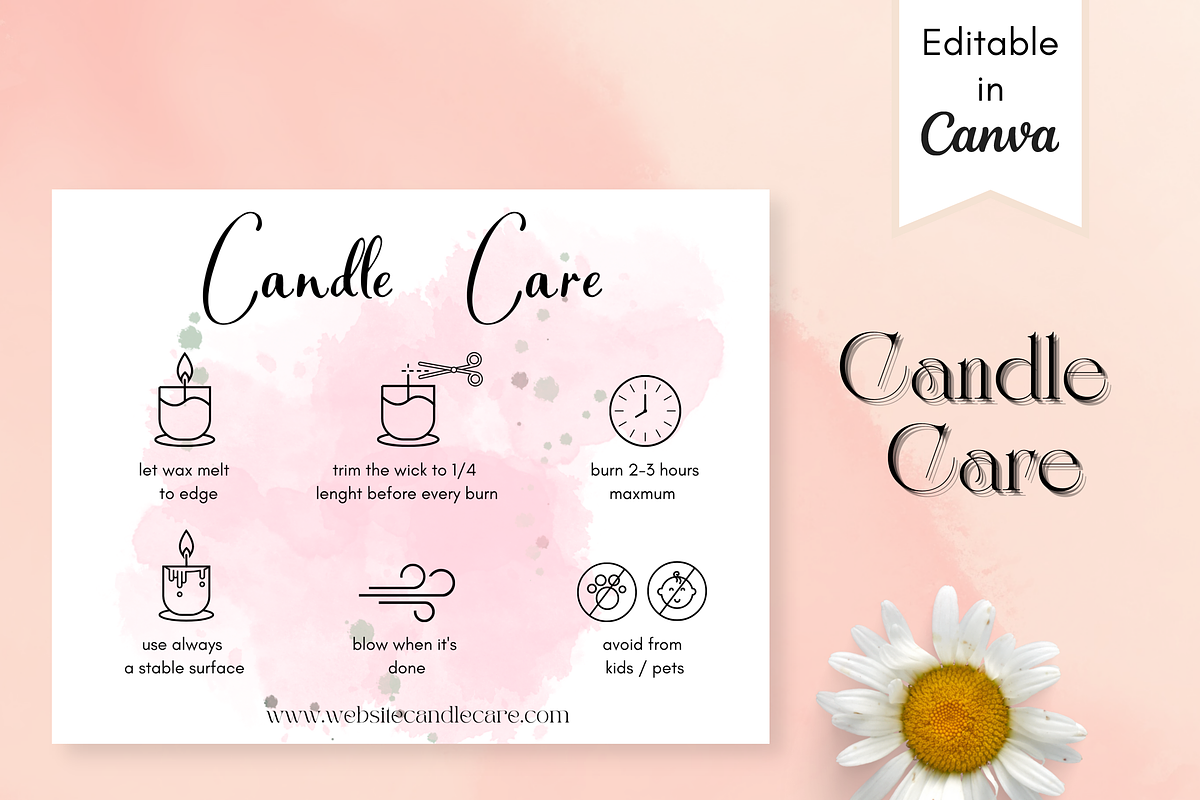 Candle Templates Thank You, a Card Template by Meoww_Design (Photo 3 of 5)