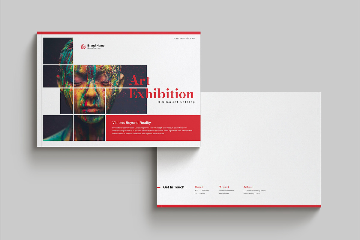 Minimal Art Exhibition Catalog, a Brochure Template by Cleffon_Graphic_Studio (Photo 9 of 9)