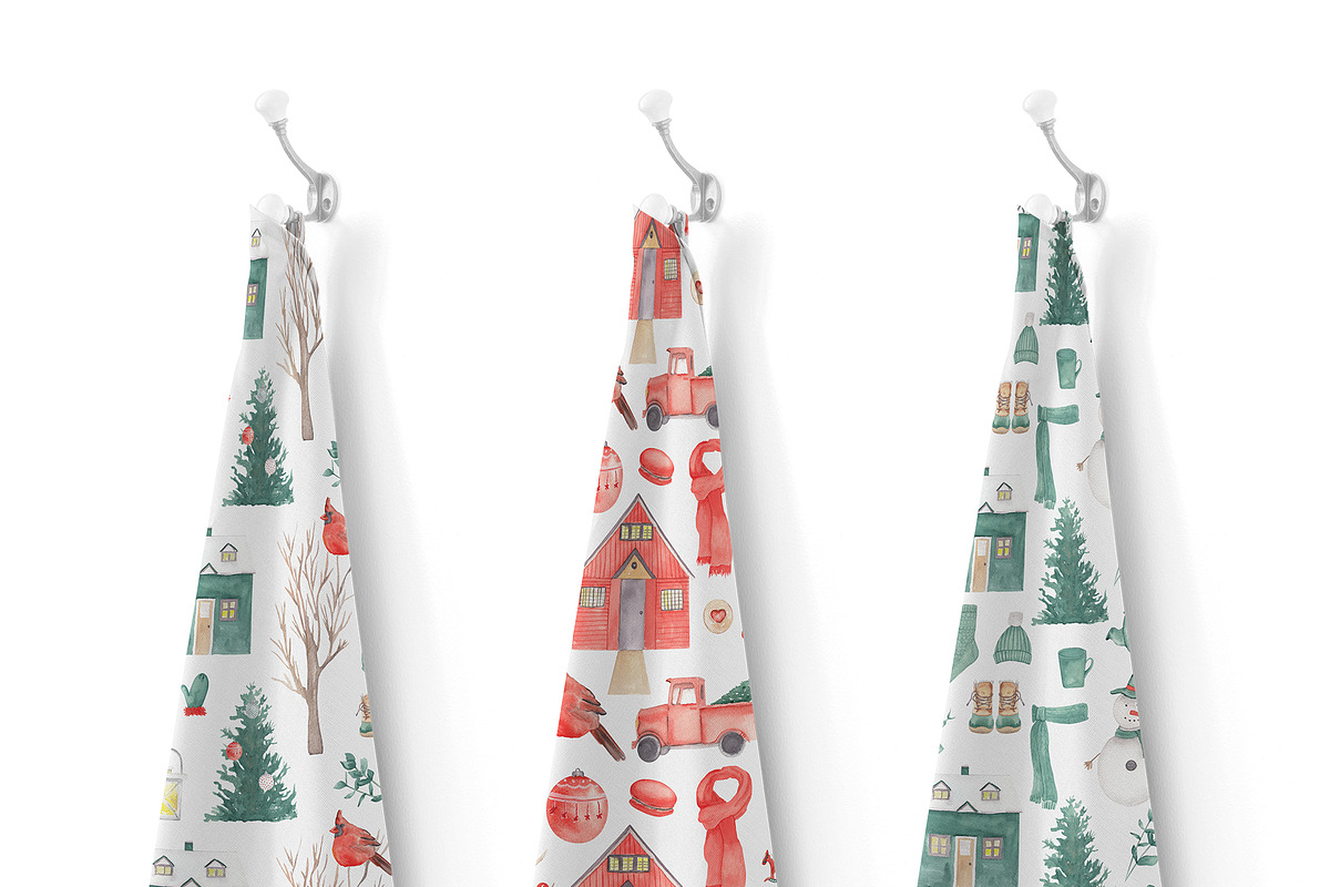 Christmas clipart and patterns, an Animal Illustration by Visual Animal (Photo 7 of 8)