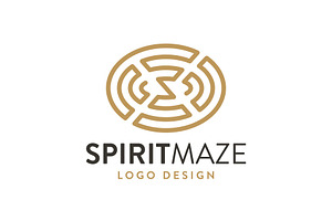 Letter S Maze Logo