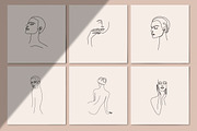 One Line Secret. Line Art Women, a Person Illustration by AnMark (Thumbnail 2 of 10)