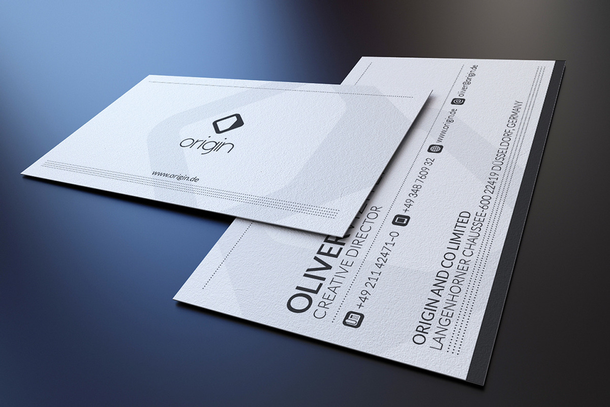 Clean White Business Card, a Business Card Template by Marvel (Photo 2 of 4)