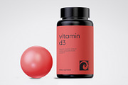 SUPPLEMENT BOTTLE MOCKUP, a Packaging Mockup by GraphicWave (Thumbnail 5 of 10)