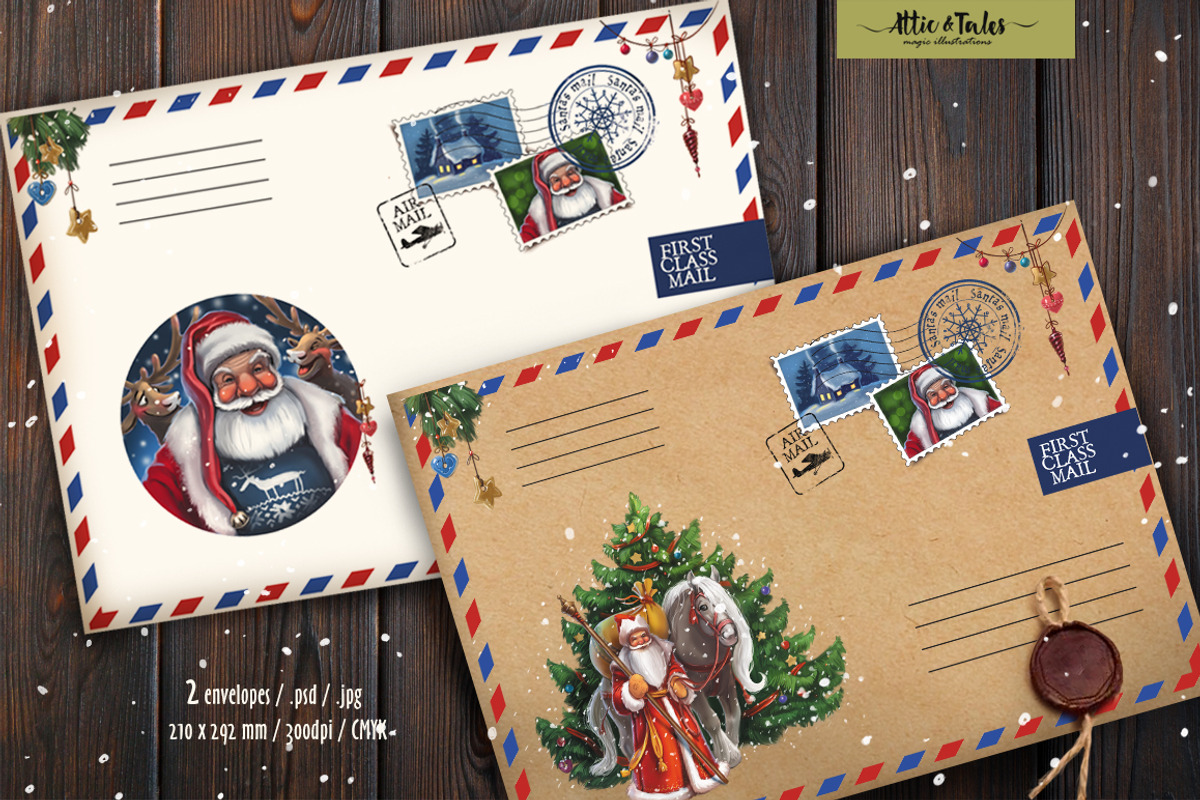Letter from Santa Claus, a Graphic by atticandtales (Photo 2 of 3)