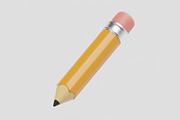 Pencil 3d model, an Object 3D Model by fahad121 (Thumbnail 4 of 7)