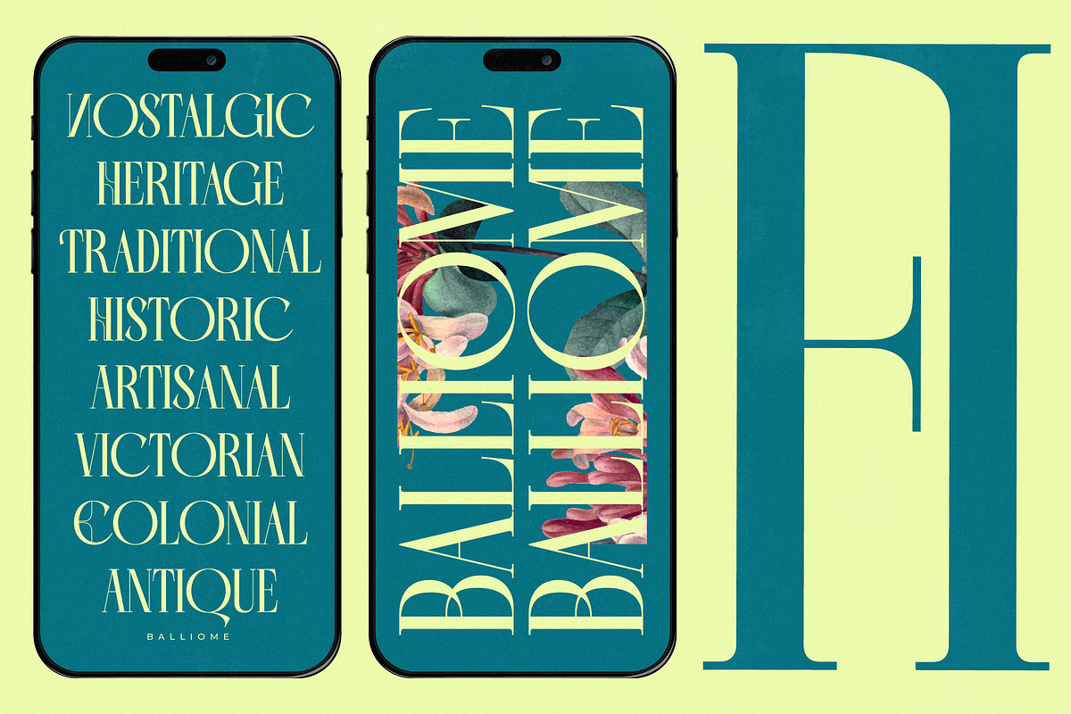 Balliome Modern Serif Typeface, a Serif Font by timelesstype.co (Photo 8 of 20)