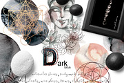 Planets, moon & sacred geometry, an Illustration by DigitalDream (Thumbnail 1 of 13)