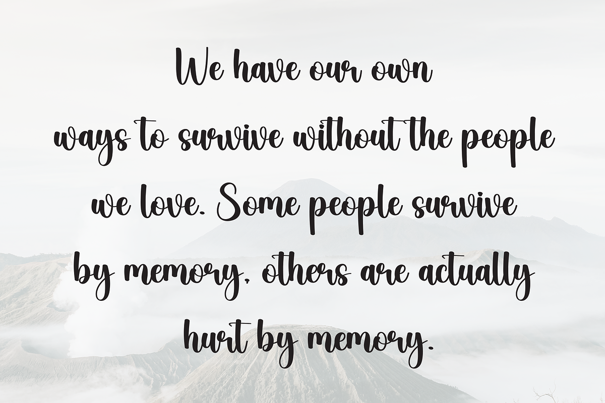 Relation | Script Font, a Handwritten Font by Scratchones (Photo 6 of 9)