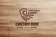 Custom Ride Logo, a Branding & Logo Template by Vectorwins Premium Shop