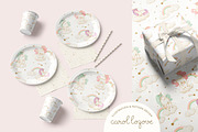 Watercolor Magic Rainbow Unicorn Set, a Decorative Illustration by Carol Lozove (Thumbnail 52 of 74)
