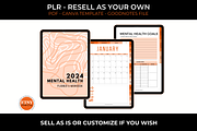 PLR Mental Health Digital Planner, a Templates & Theme by Jennifer Magri Templates (Thumbnail 2 of 9)