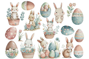 Easter Friends Clipart Collection