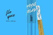Weed Joint Pre-Roll Packaging Mockup, a Product Mockup by easymock 2 (Thumbnail 3 of 9)