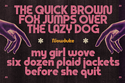 Nowduke - Retro Futurism Pop Fonts, a Sans Serif Font by Ian Irwanwismoyo (Thumbnail 6 of 7)