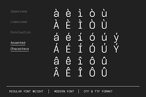 Monospaced Font