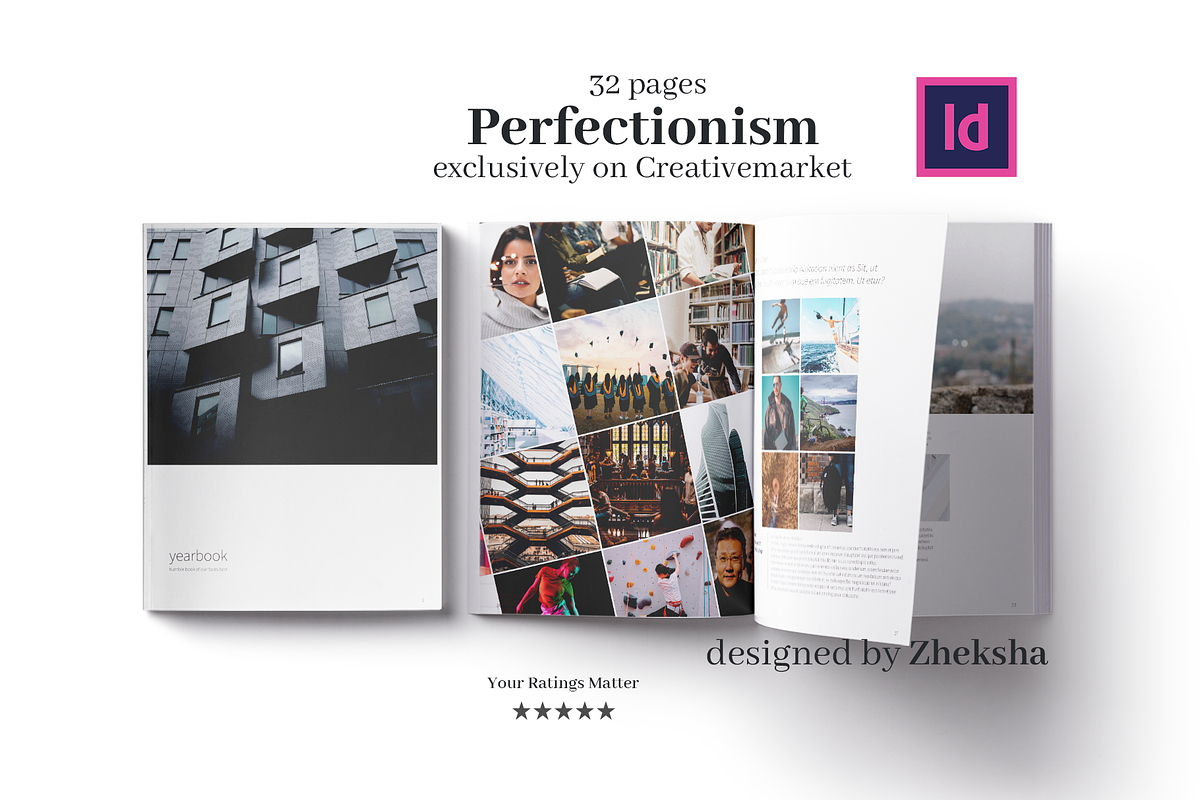 Perfectionism Yearbook  Album, a Brochure Template by zheksha (Photo 1 of 6)