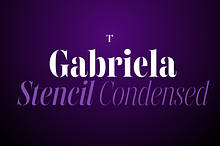 Gabriela Stencil Condensed