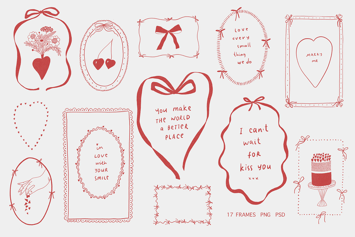 Love Line Art Collection, a Person Illustration by Annakniaz (Photo 7 of 15)