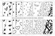 Candy hearts vector pattern set, SVG, a Pattern Graphic by Palette Pursuit (Thumbnail 6 of 9)