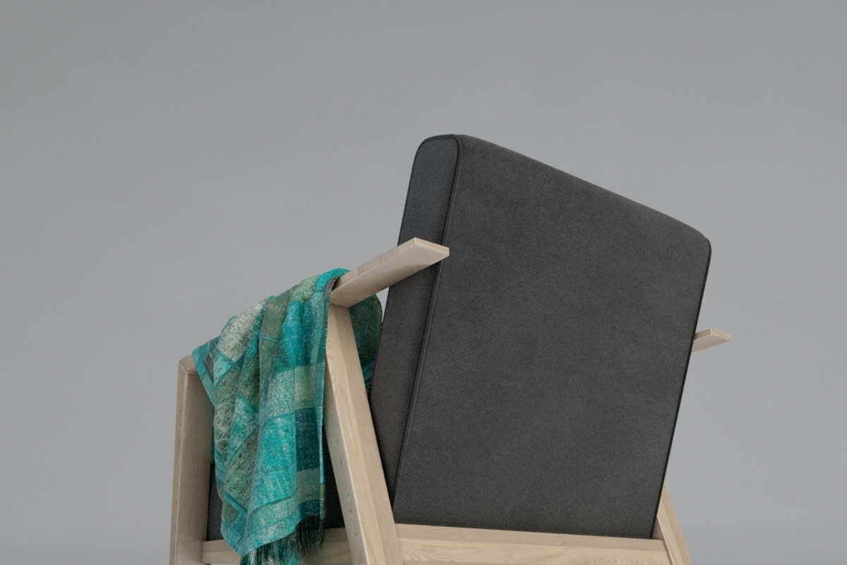 Ikea Ekenaset Chair, a Furniture 3D Model by NOMODOL (Photo 3 of 7)