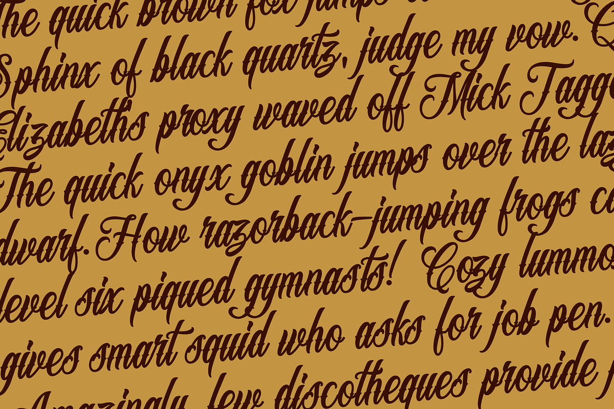 El Guapo, a Script Font by Loudoun Design Co. (Photo 4 of 7)
