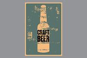 Beer Love Craft vector poster set., a Food Illustration by PoPaShop (Thumbnail 3 of 7)