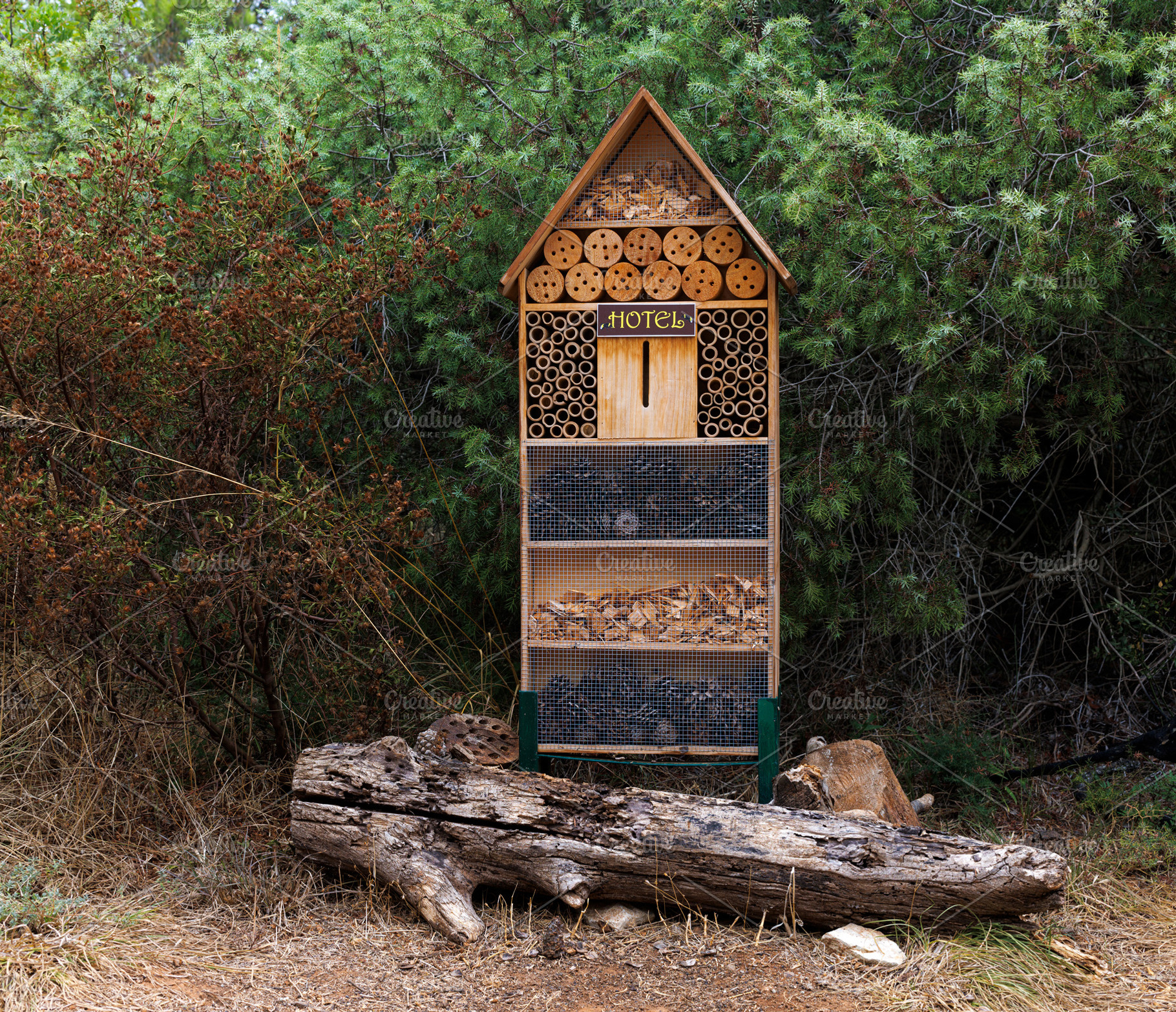 Insect house - hotel in the Kamenjak National Park, Premantura, a Nature Photo by Bepslabor