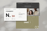 Minimal Brand Guideline Presentation, a Templates & Theme by GoldenPixelStudio (Thumbnail 4 of 9)