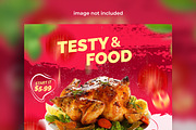 Burger food social media post design, a Social Media Template by mdmijanur0187 (Thumbnail 3 of 3)