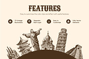 Vintage Building Illustration Set, a Decorative Illustration by Creative Stall (Thumbnail 2 of 10)
