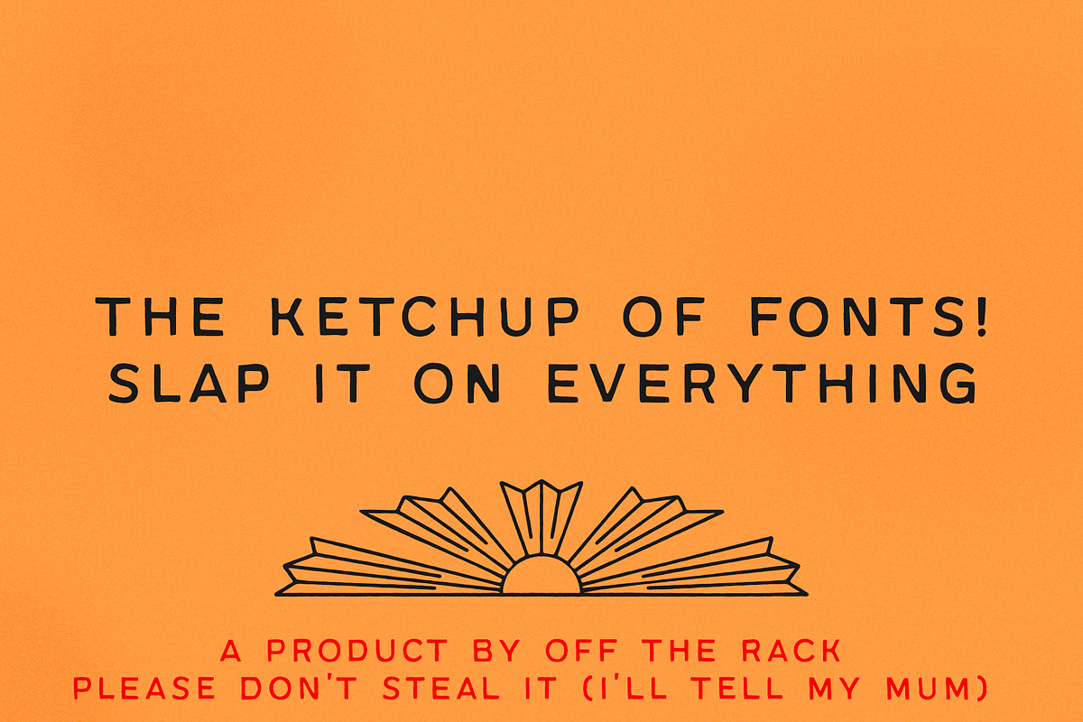 No Cigar Handdrawn Font, a Sans Serif Font by Off The Rack © (Photo 6 of 7)