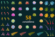 Magical Succulents, an Object Graphic by Chuchilko shop (Thumbnail 3 of 7)