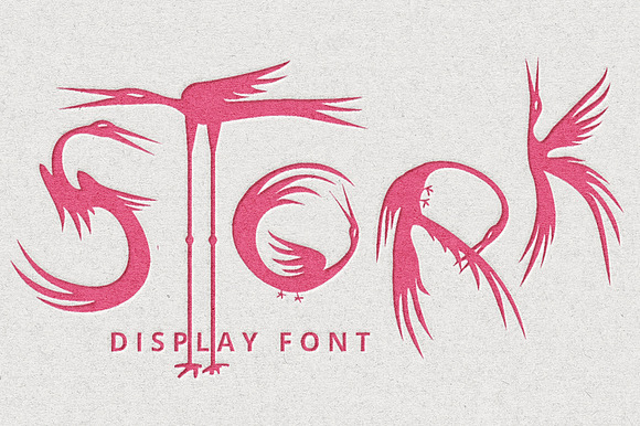 Stork font preview 6