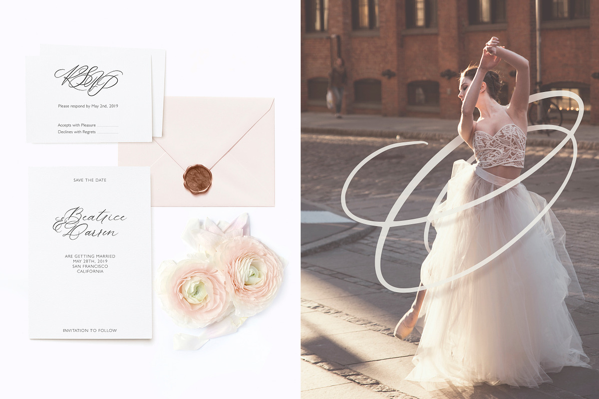 Allure & Grace. Calligraphy preview 2