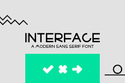 INTERFACE FONT, a Sans Serif Font by Hurski Anton (Thumbnail 1 of 6)