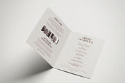 Funeral Program Template, a Brochure Template by VectorVactory (Thumbnail 4 of 7)