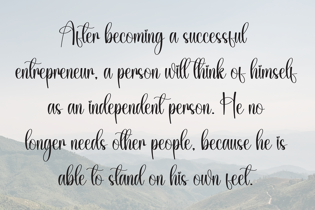 Bunnyish | Script Font, a Handwritten Font by Scratchones (Photo 6 of 9)