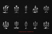 10 Bundle Dark Art Candlestick Light, an Illustration by Morspective (Thumbnail 6 of 7)