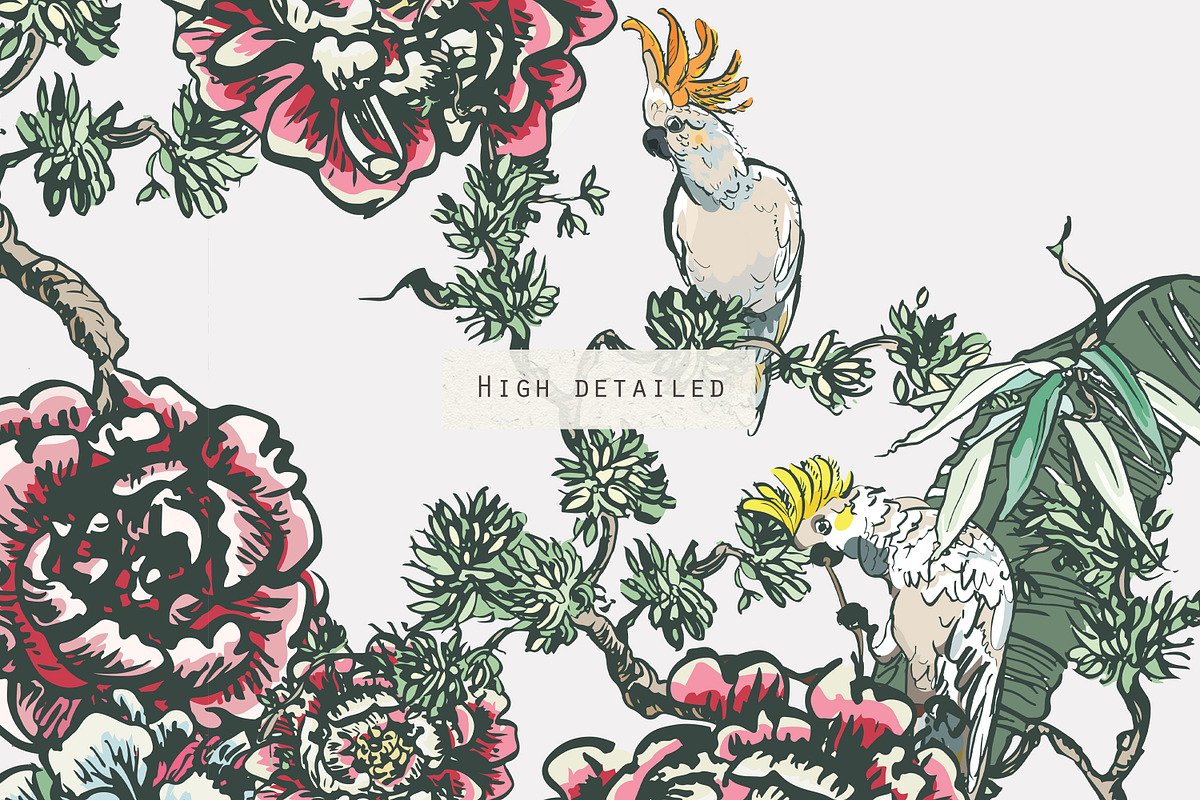 Chinoiserie. Seamless Patterns, a Pattern Graphic by Irina Dolgikh (Photo 7 of 13)