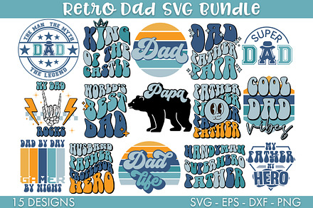 Father's Day Dad SVG Bundle