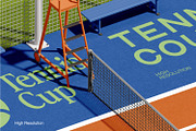 Court Branding Mockup – 3 PSD Scenes, an Advertising Mockup by decographstud (Thumbnail 5 of 6)