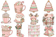Pastel Christmas Clipart, an Illustration by Designworld (Thumbnail 2 of 5)