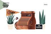 Coffee shop, Small business (vector), a Templates & Theme by Grivina's shop (Thumbnail 15 of 20)