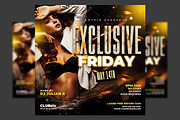 Night Club Party Flyer Template, a Flyer Template by Hotpin (Thumbnail 1 of 3)