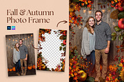 Autumn Photo Frame Template, a Layer Style Add-On by DesignerCandies (Thumbnail 1 of 7)